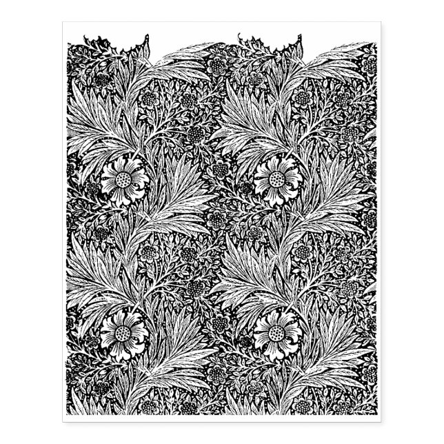 De Borracha Art Nouveau — carimbo (Impressão)