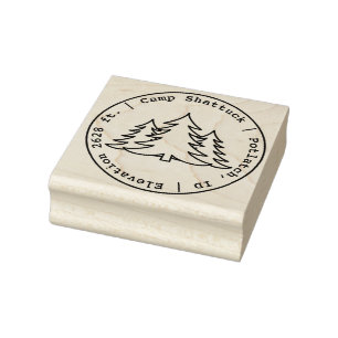 De Borracha Camp Shattuck - Logotipo do Carimbo - Carimbo