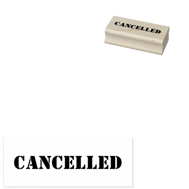 De Borracha Carimbo Cancelado para Documentos Anulados (Carimbado)
