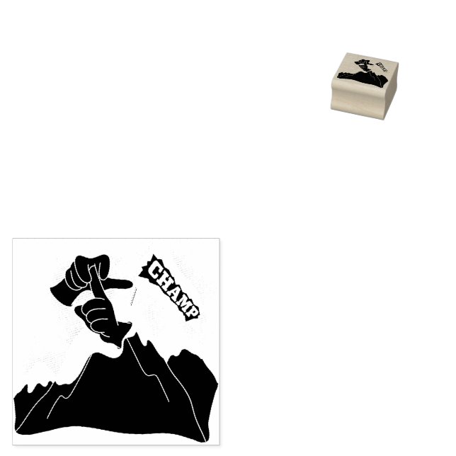 De Borracha Carimbo - Design ASL (Carimbado)