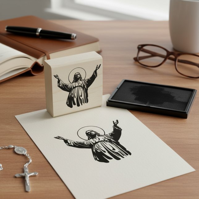De Borracha Carimbo Jesus (Jesus Rubber Stamp)