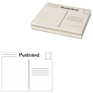 De Borracha Carimbo postal personalizado