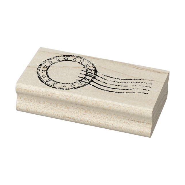 De Borracha Carimbo Postal Vintage Personalizado (Carimbo)