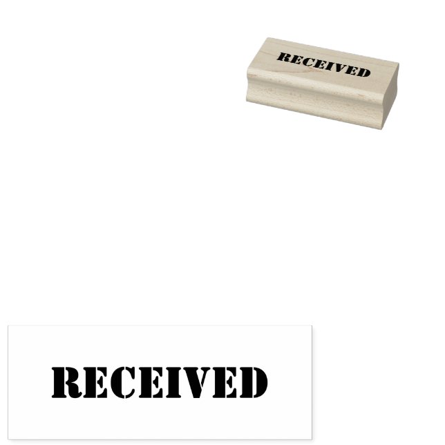 De Borracha Carimbo Recebido (Carimbado)