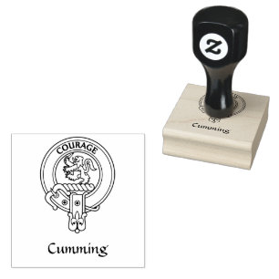 De Borracha Clan Cumming Crest - Carimbo