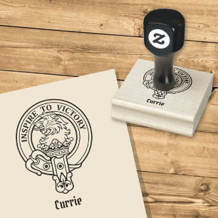 De Borracha Clan Currie Lion Crest - Carimbo