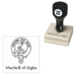 De Borracha Clan MacNeill do Carimbo Latim Gigha