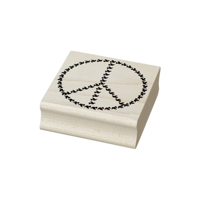 De Borracha Doves of Peace art carimbo (Carimbo)