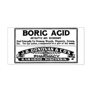 De Borracha Farmácia Apothecary Vintage Label Carimbo