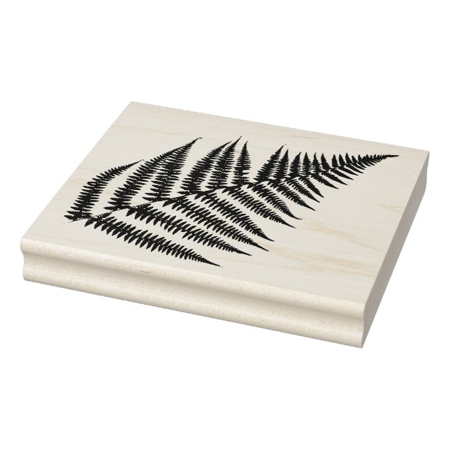 De Borracha Fern Leaf Stano - Carimbo (Carimbo)
