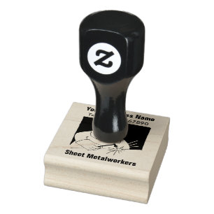 De Borracha Metalúrgicos e soldadeiras - Carimbo