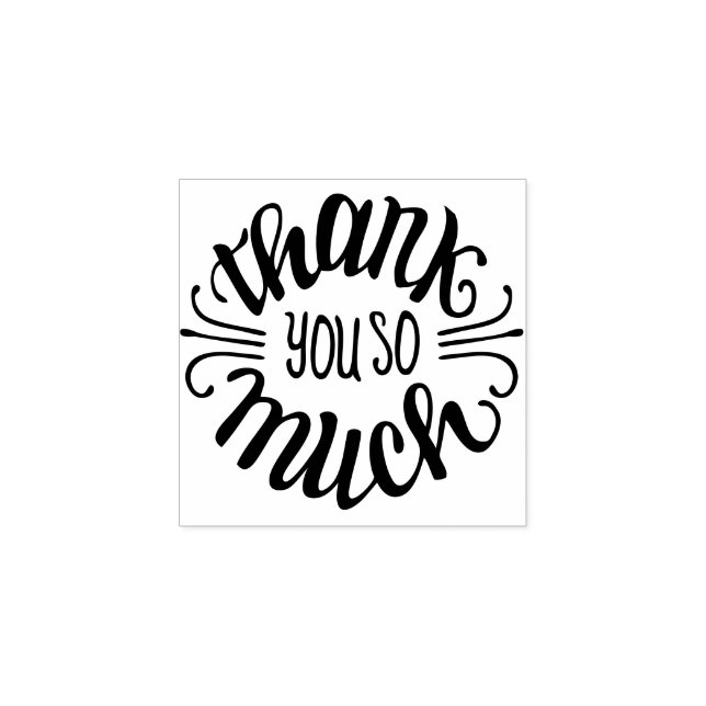 De Borracha Muito obrigado, Carimbo (Impressão)