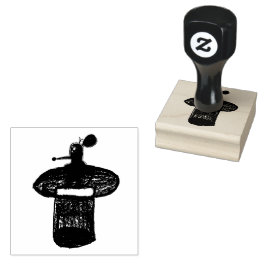 De Borracha O rato no Carimbo do Chapéu