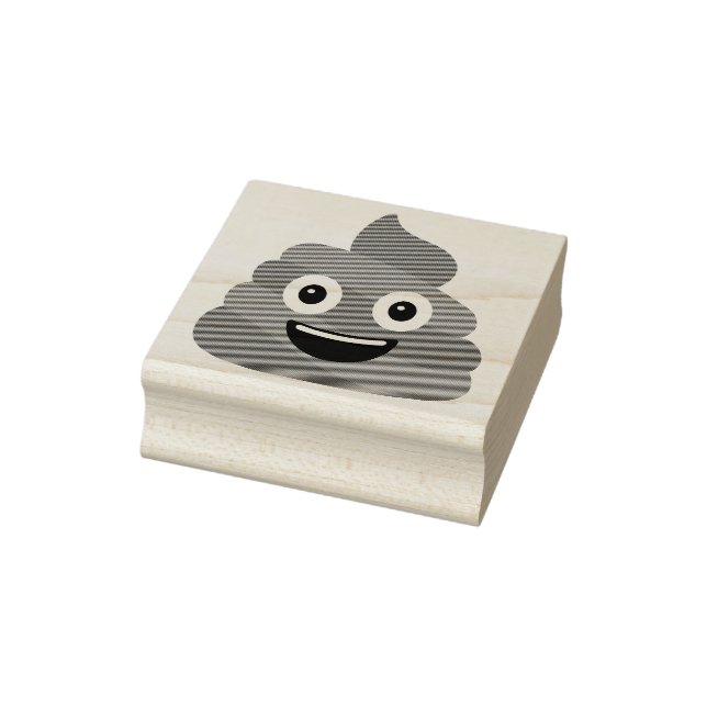 De Borracha Poop Emoji - Carimbo (Carimbo)
