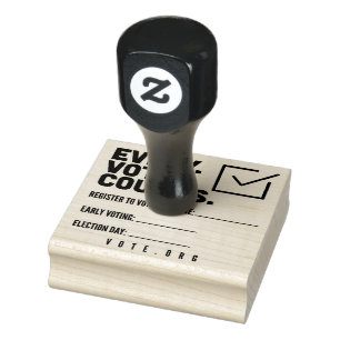 De Borracha Registre-se para votar carimbo dos EUA