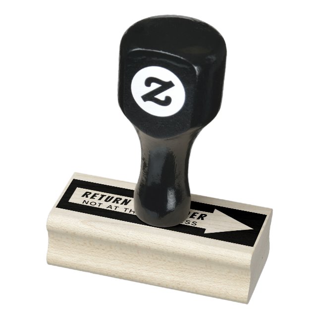 De Borracha Retornar ao Carimbo do Remetente Não Personalizado (Carimbo)