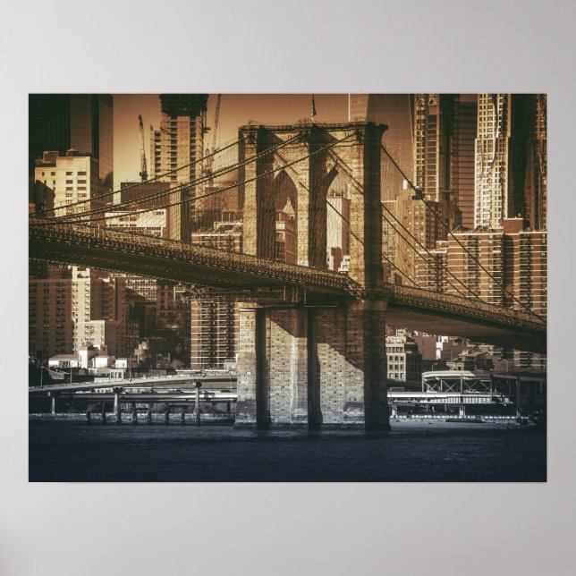 De Brooklyn a Manhattan poster (Frente)