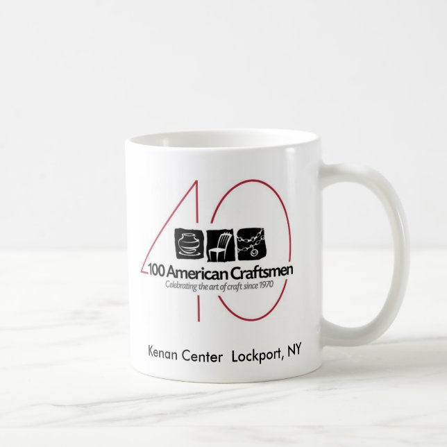 De Café 100 caneca americana dos artesãos 40th (Direita)