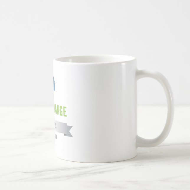 De Café 10o Caneca do aniversário (Direita)