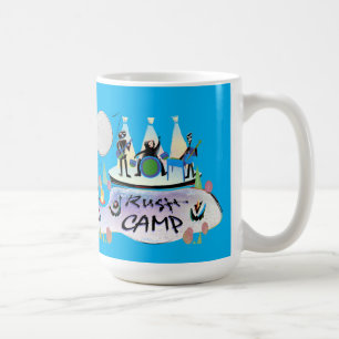 De Café 15oz caneca RushCamp!