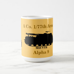 De Café 1/77th Armadura, 5os Inf. Div. Caneca do costume