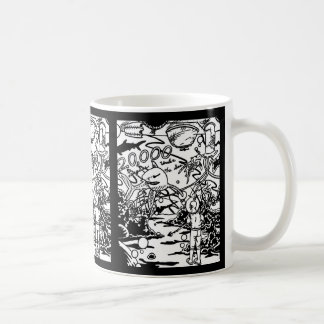 De Café 20.000 ligas sob a caneca do mar