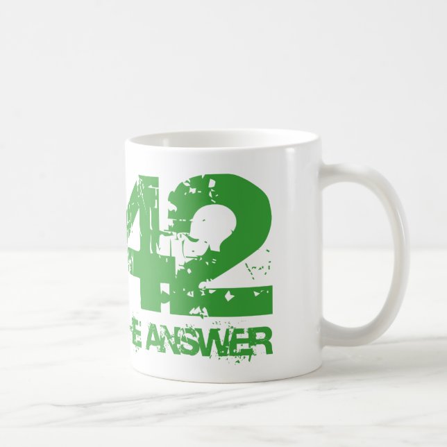 De Café 42 é a caneca da resposta (Direita)