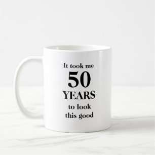 De Café 50TH caneca personalizable customizável do