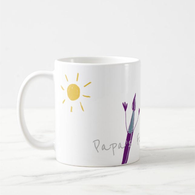 De Café A Arte do Seu Filho Em Uma Caneca (Esquerda)