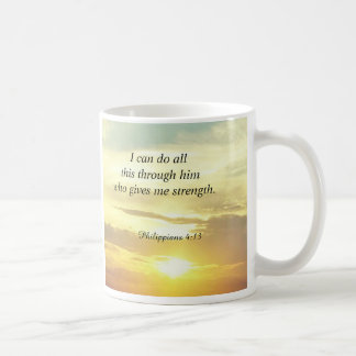 De Café A bíblia cita a caneca do 4:13 dos Philippians