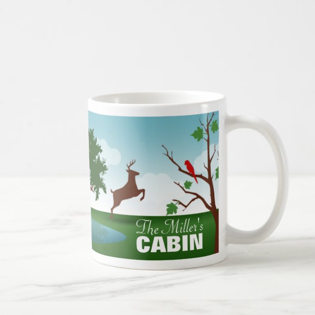 De Café A cabine - caneca personalizada vida no campo (Direita)