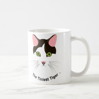 De Café A caneca a mais minúscula do logotipo do tigre