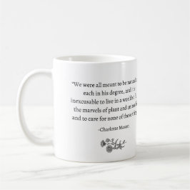 De Café A caneca Charlotte Mason, "Naturalistas"