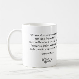 De Café A caneca Charlotte Mason, "Naturalistas"