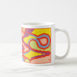 De Café A caneca cor-de-rosa do olho