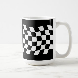 De Café A Caneca da Bandeira Xadrez