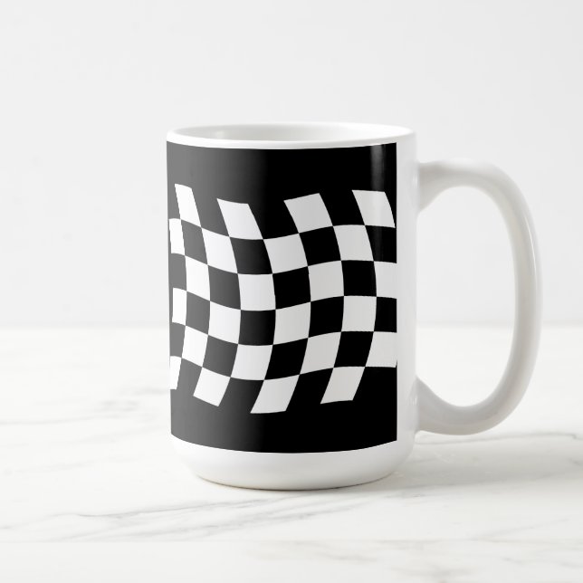 De Café A Caneca da Bandeira Xadrez (Direita)