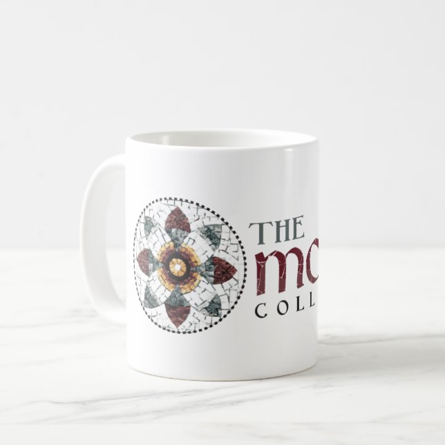 De Café A caneca da Coleção Mosaica, clássica 11 oz (Frente Esquerda)
