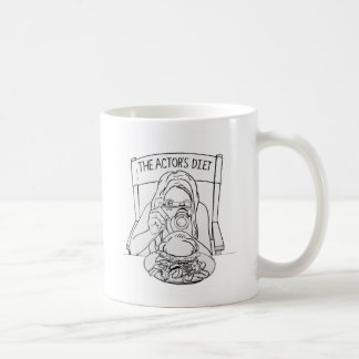 De Café A caneca da dieta do ator