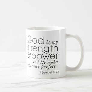De Café A caneca da escritura, "deus é minha força" 2