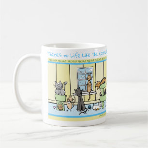 De Café A caneca do amante do gato da vida do gato
