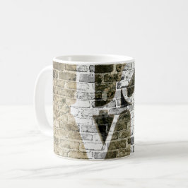 De Café A CANECA DO AMOR Tijolos Neutros Graffiti Urbano