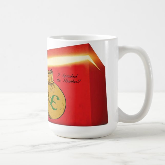 De Café A caneca do Banker se estendeu (Direita)