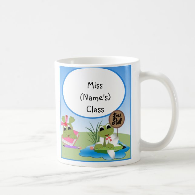 De Café A caneca do professor personalizado (Direita)