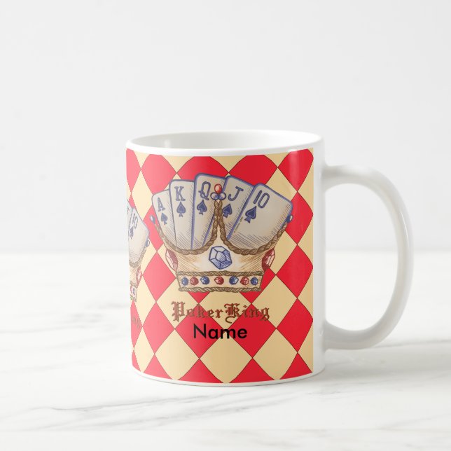De Café A caneca do Rei do Poker (Direita)