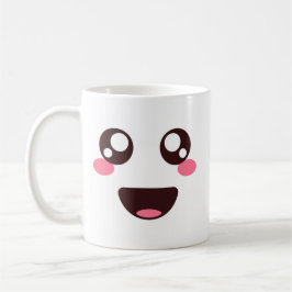 De Café A Caneca do Rosto Fofo