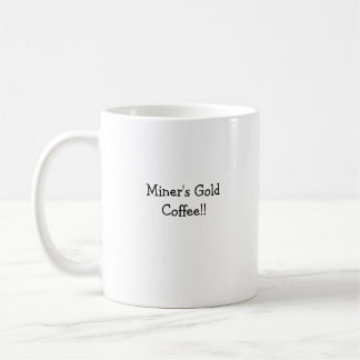 De Café A caneca Dourado do mineiro