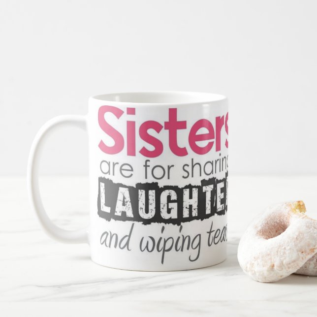 De Café a caneca feita sob encomenda das irmãs 1oz (Com Donut)