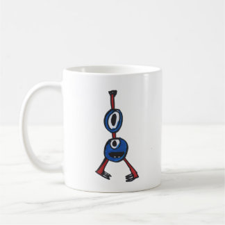 De Café A caneca Inseto azul