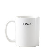 A caneca inspirada começa